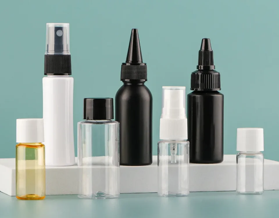 small plastic bottles