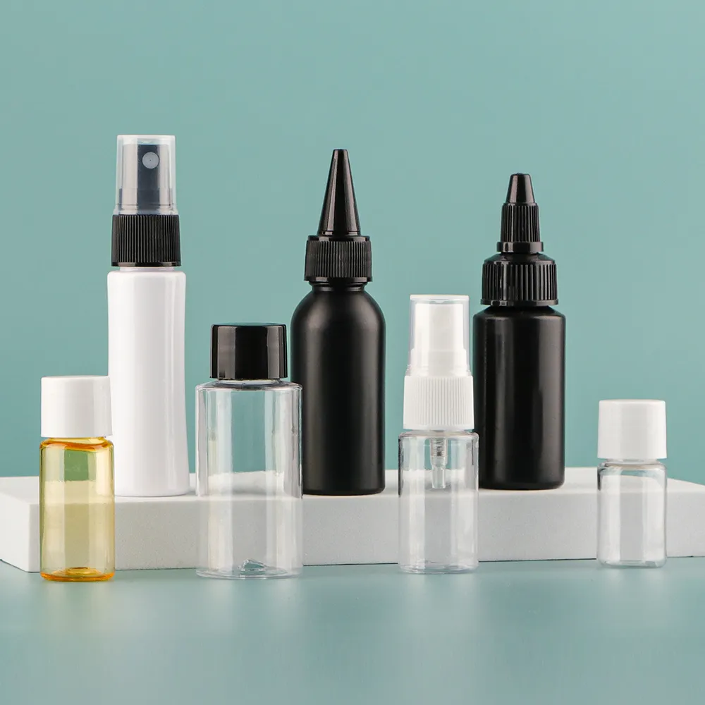 small plastic bottles