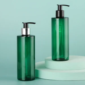 green bottle shampoo