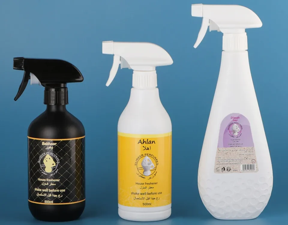 empty spray bottles