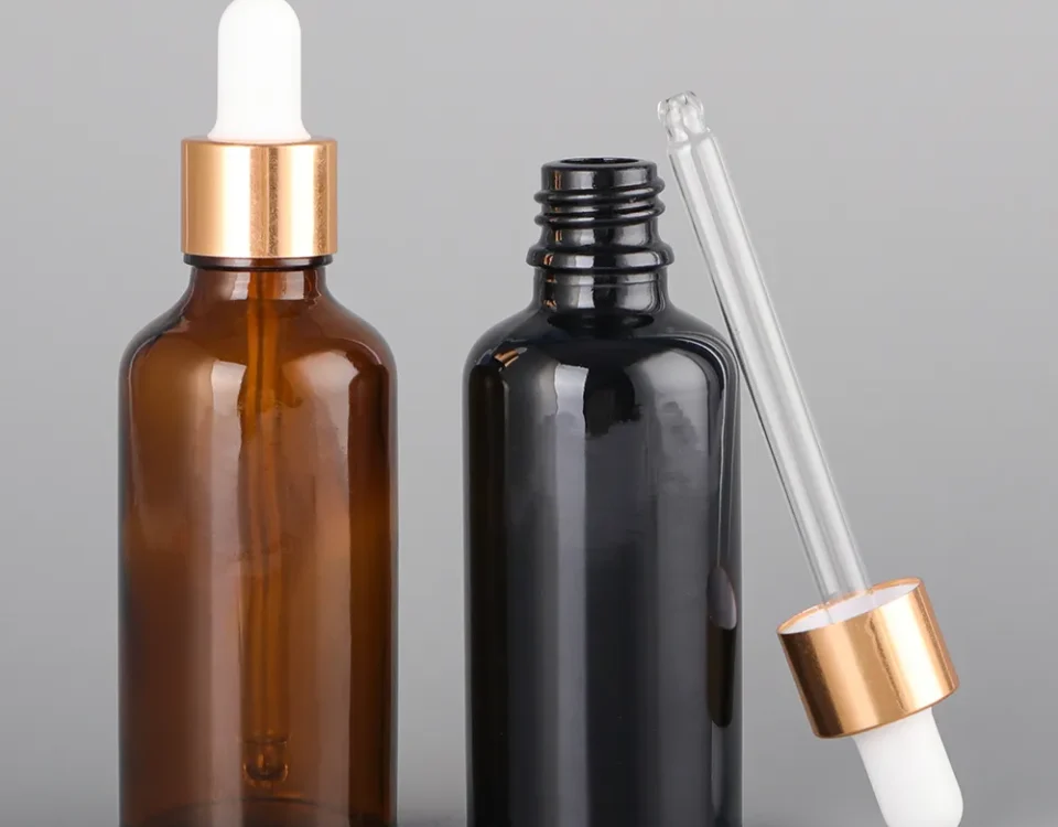 essential oil bottles
